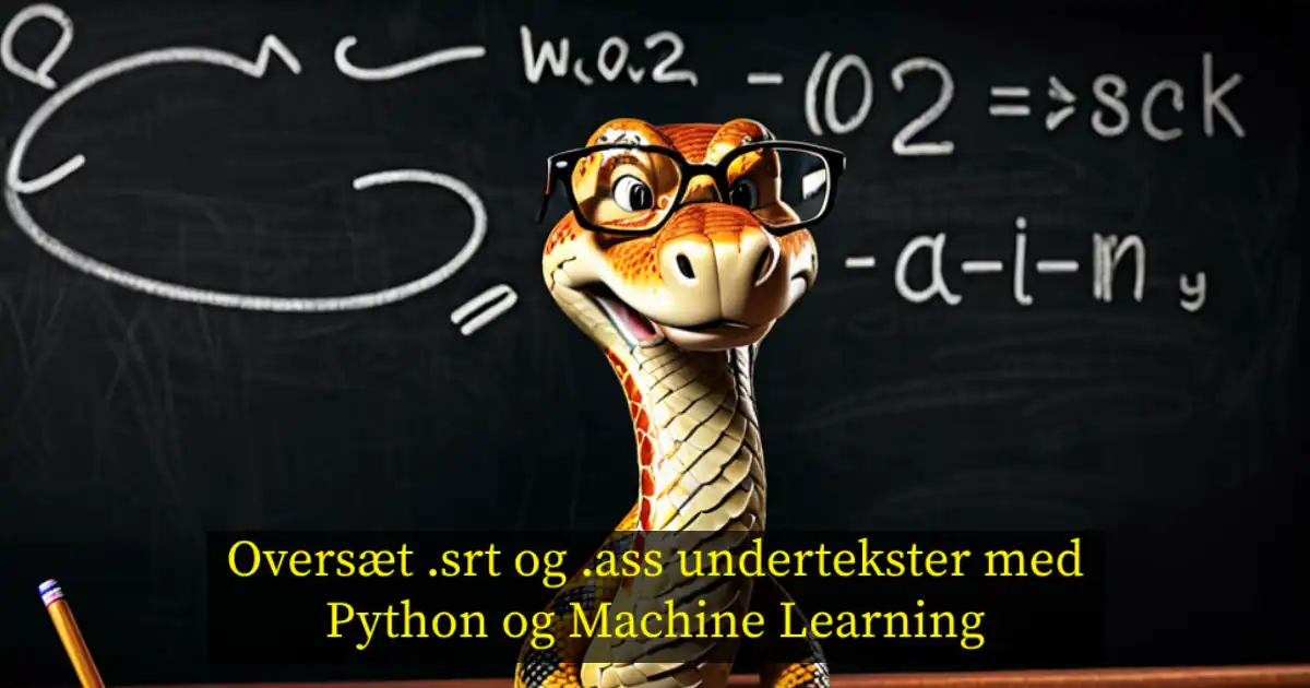 🌐 Oversæt nemt undertekster med machine learning og subtrans